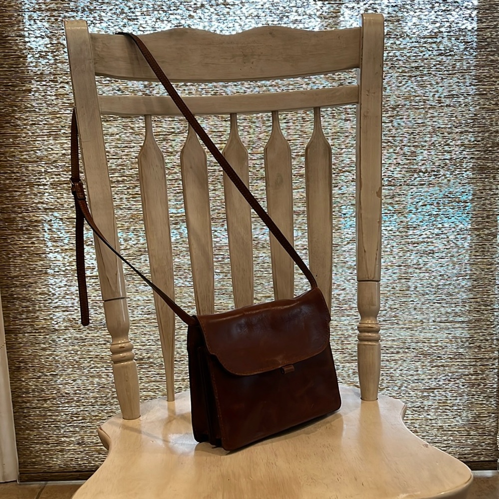 Patricia Nash brown crossbody purse
